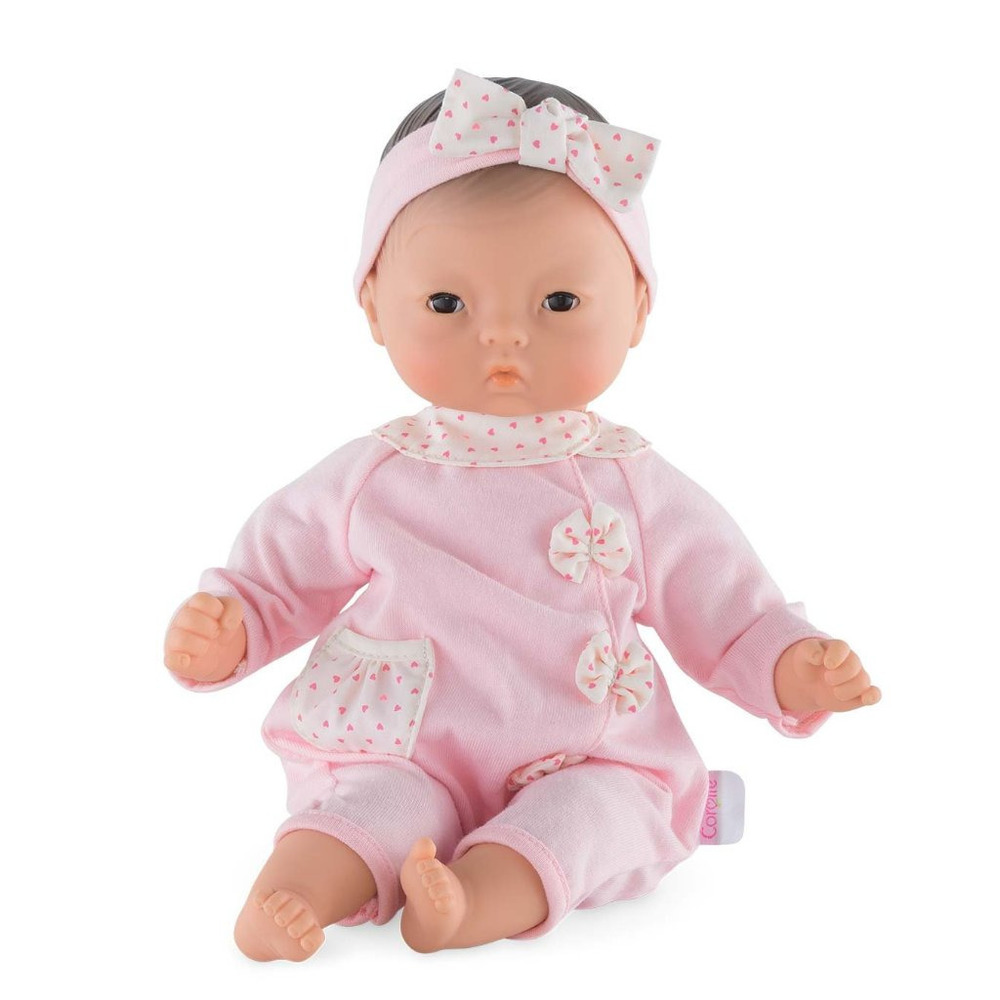 New in Box-Corolle Huggable Baby Mila Asian Doll 12"-30cm